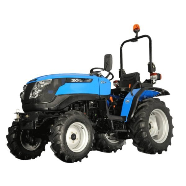 Tracteur4 roues motrices SOLIS 26 HST roues agraires à voiles soudés 6×12 et 83×20.